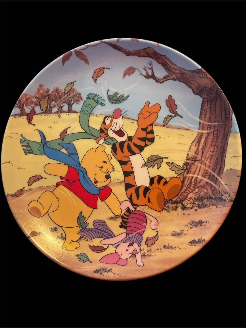 Winnie the Pooh & Friends Decorative Plate - A Blustery Day is Best with Friends